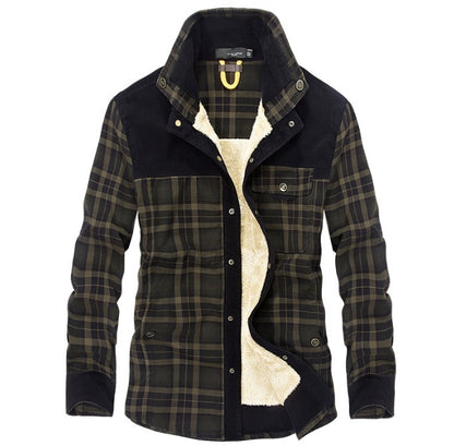 Benedict | Men’s Winter Fleece Plaid Jacket