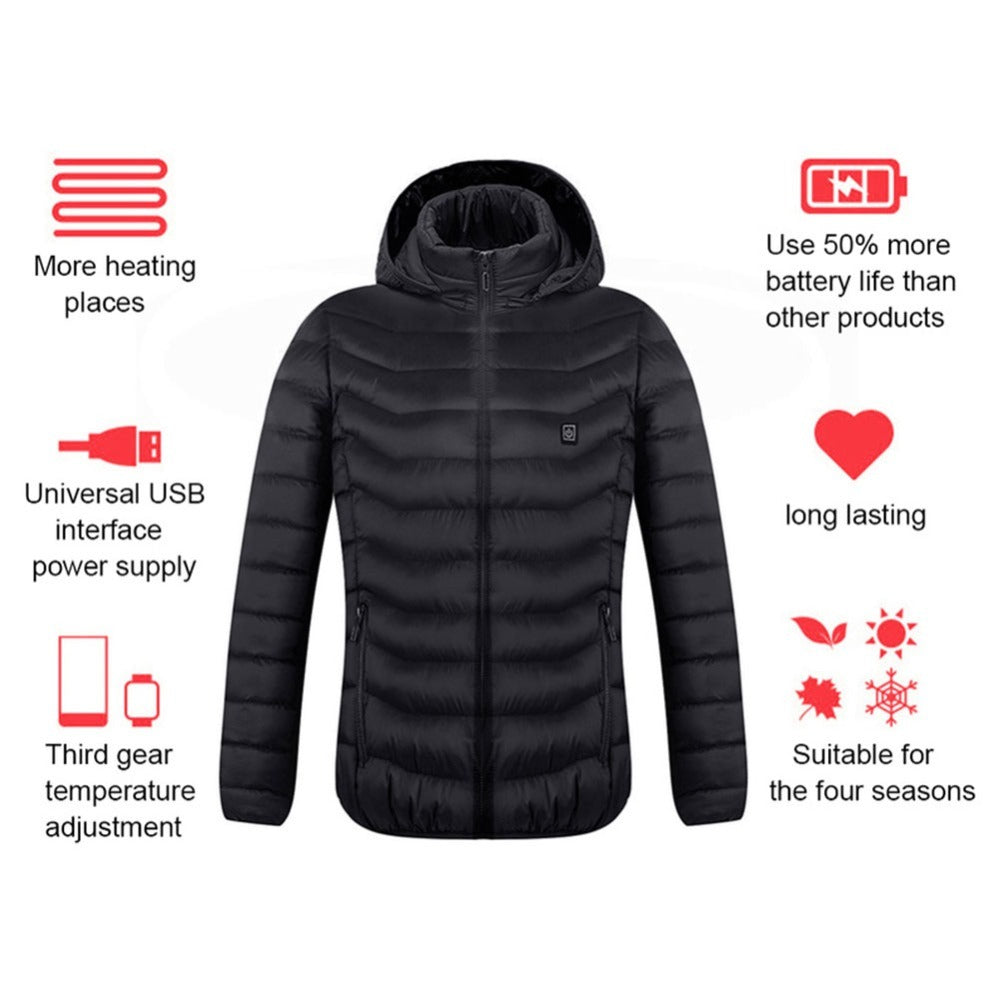 Atlas | Men’s USB Heated Winter Jacket – Thermal Electric Coat