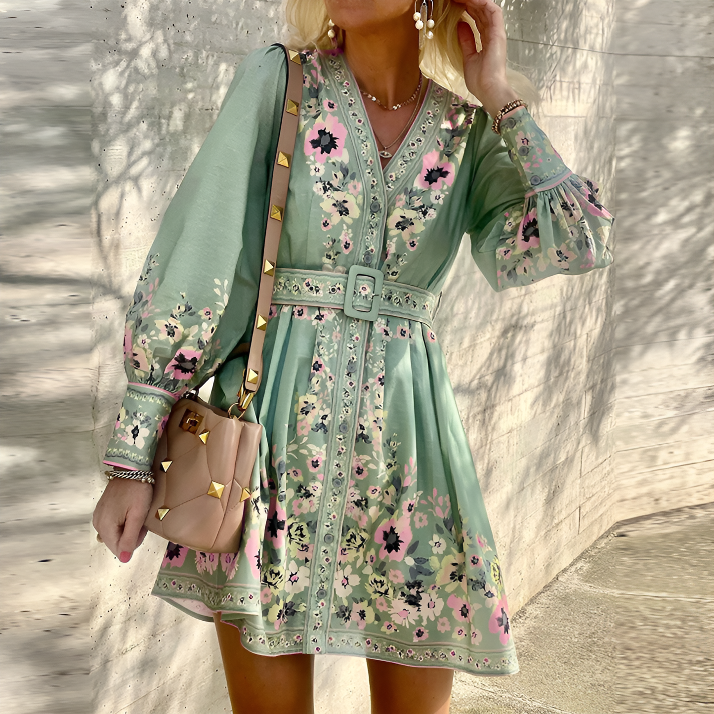 Milena | Women’s Boho Printed Loose-Fit Summer Dress