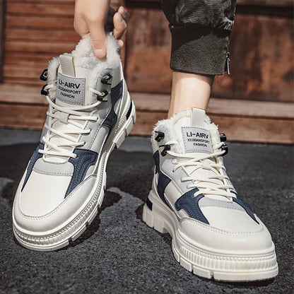 Dexter | Men’s Velvet-Lined Snow Boots – Warm Anti-Skid Winter Shoes