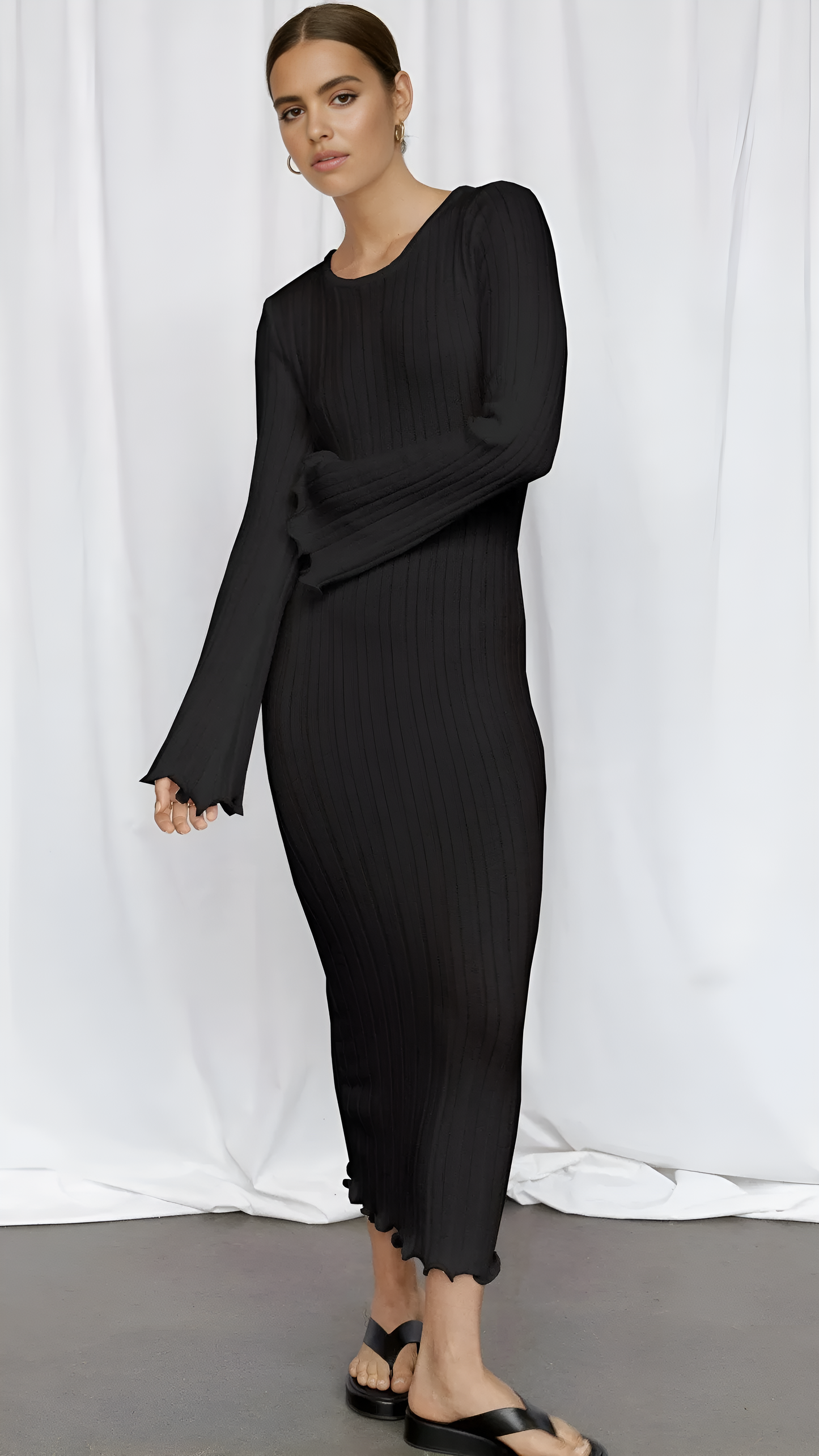 Selah | Women’s Slim Fit Long Sleeve A-Line Dress