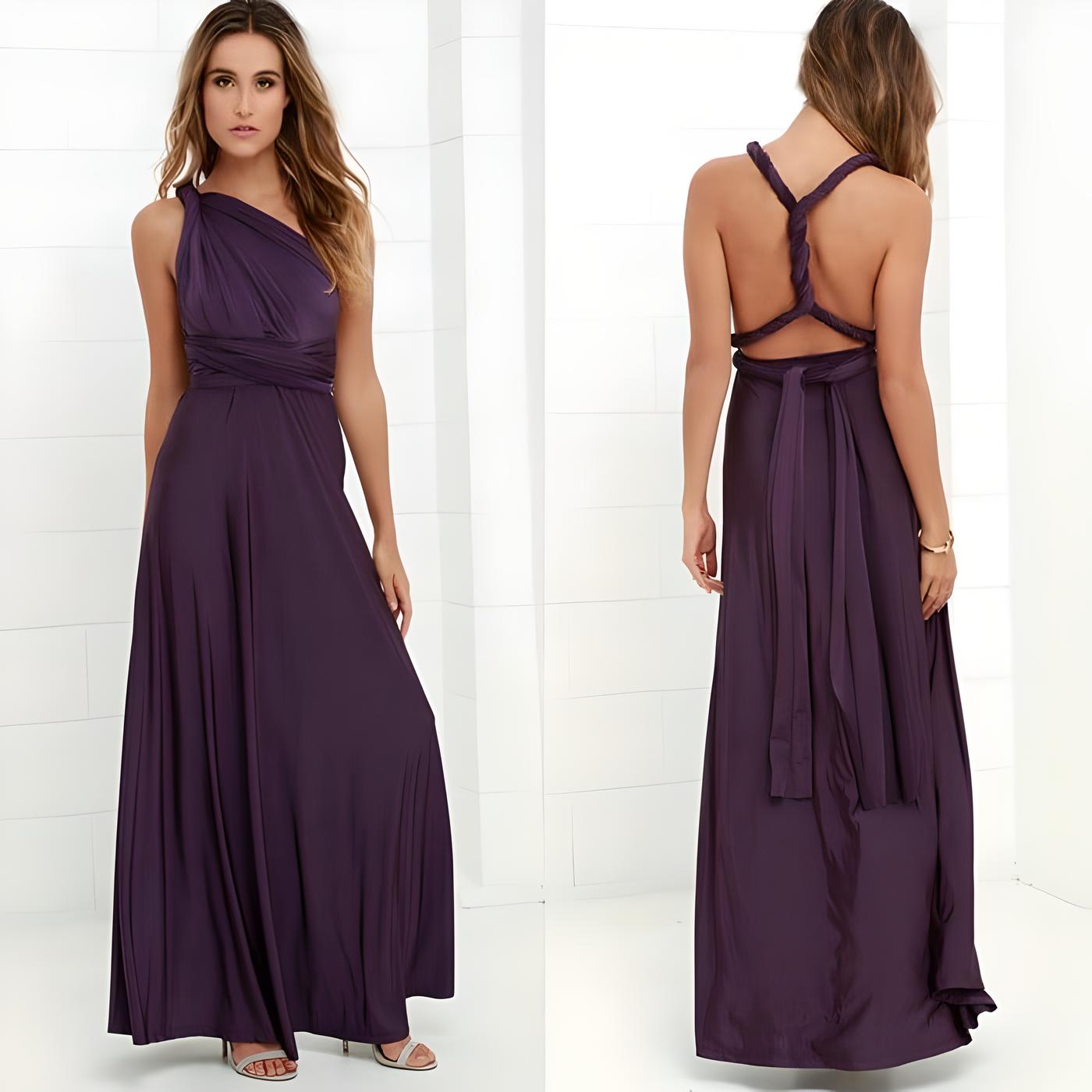 Nalani | Women’s Backless Multiway Bandage Maxi Dress
