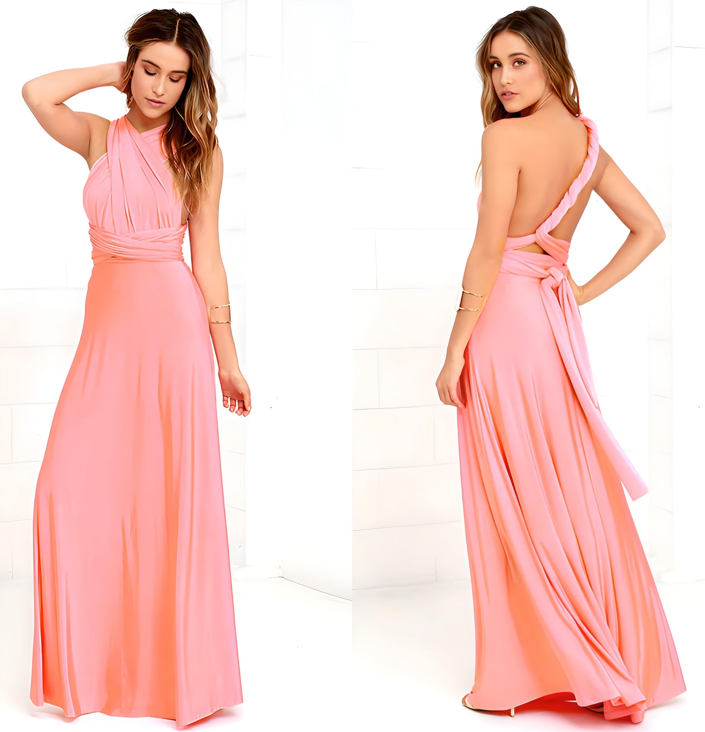 Nalani | Women’s Backless Multiway Bandage Maxi Dress