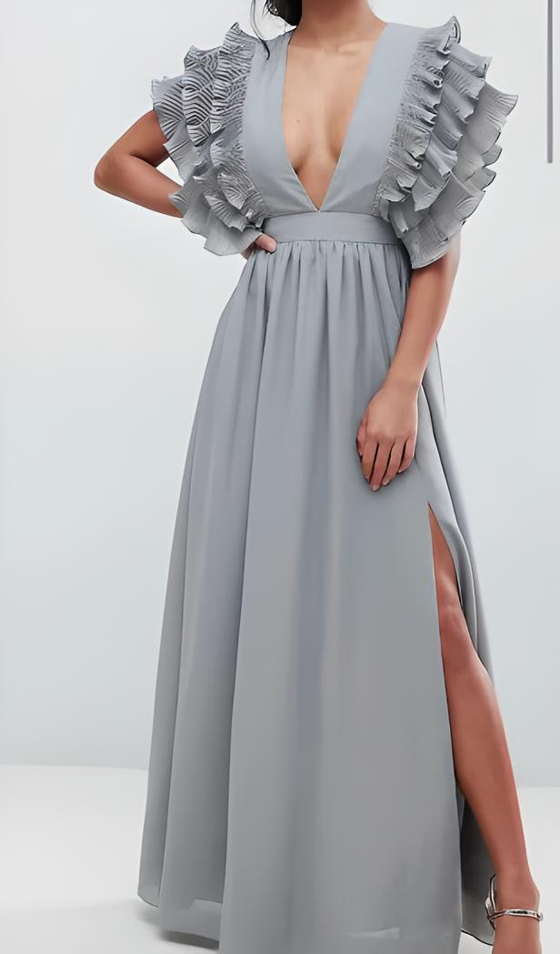 Roxanne | Women’s Plus Size Elegant Maxi Party Dress