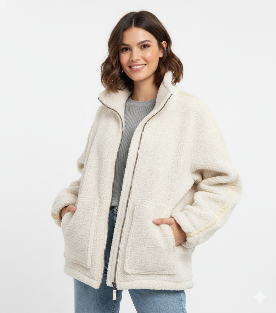 Arden | Oversized Teddy Fleece Jacket