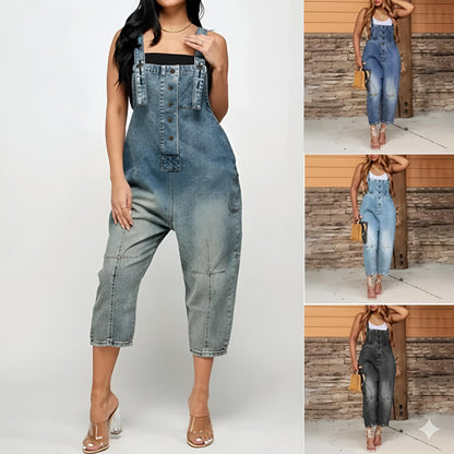 Bellamy | Women’s Suspender Denim Jumpsuit