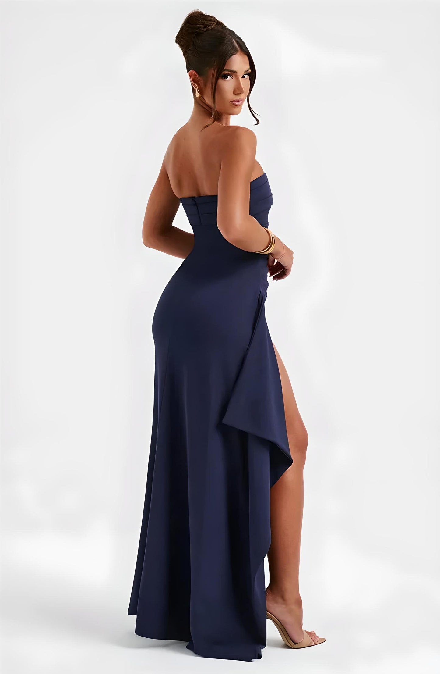 Kira | Women’s Backless A-Line Maxi Evening Dress