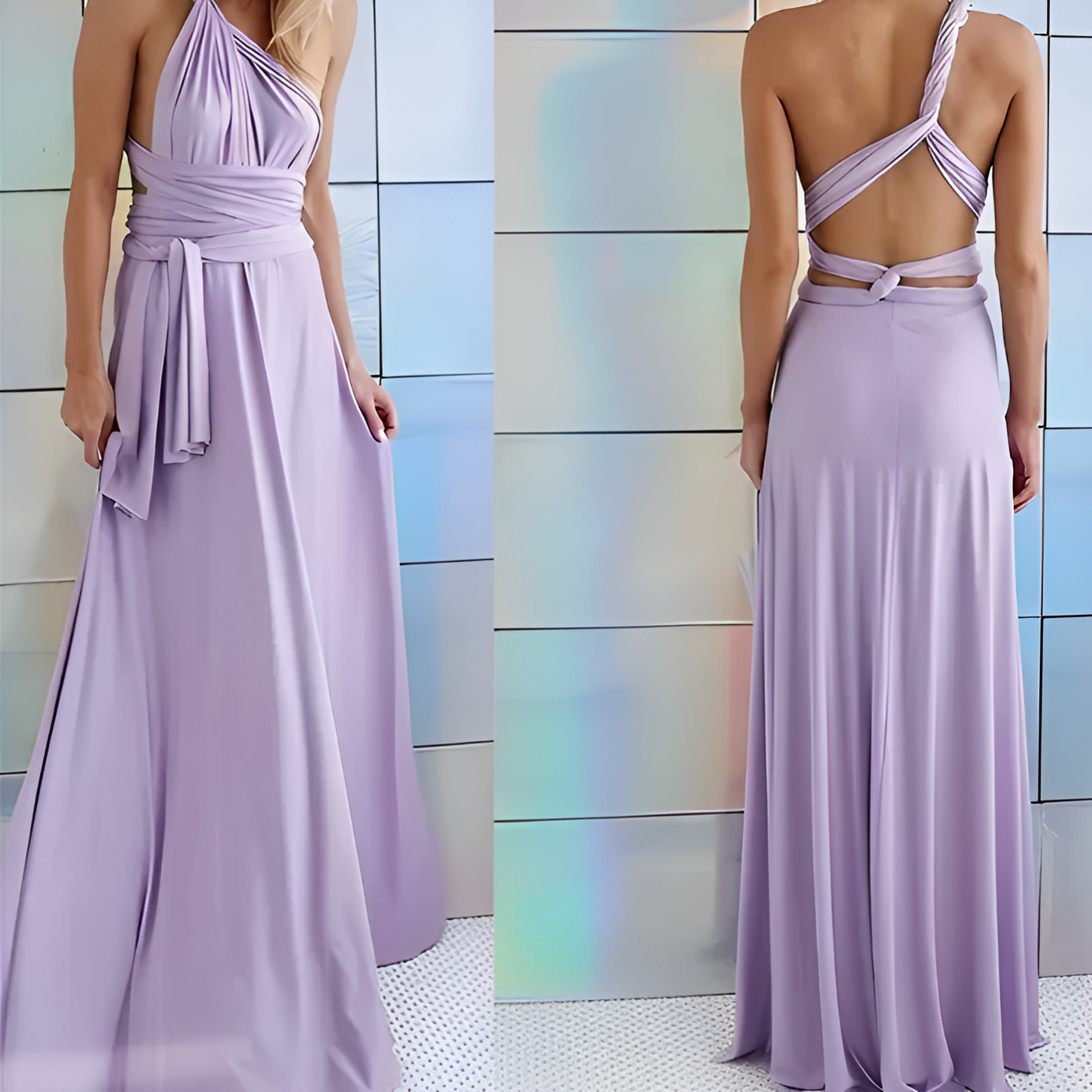 Nalani | Women’s Backless Multiway Bandage Maxi Dress