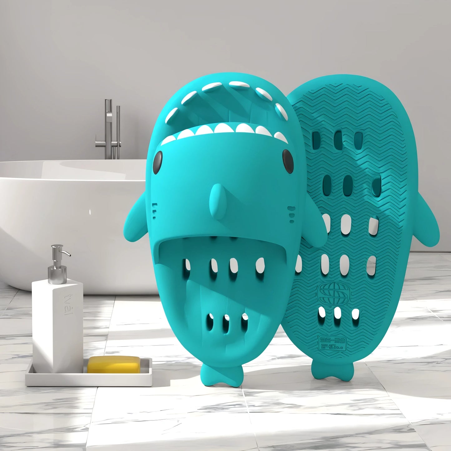 Casey | Quick-Dry Shark Slippers