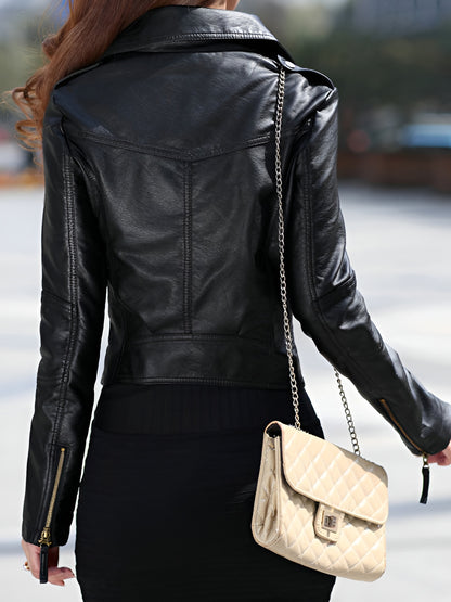 Kiara | Women’s PU Leather Autumn Jacket