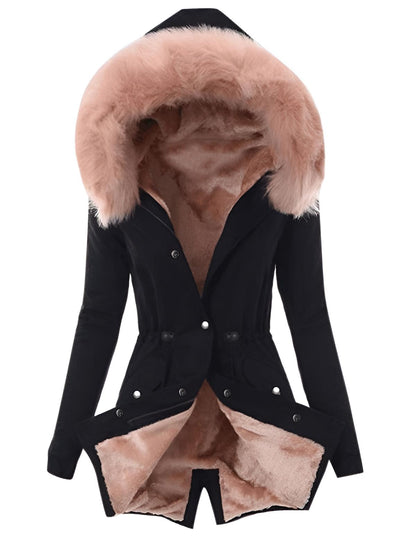 Harlow | Women’s Hooded Plush Fleece Jacket