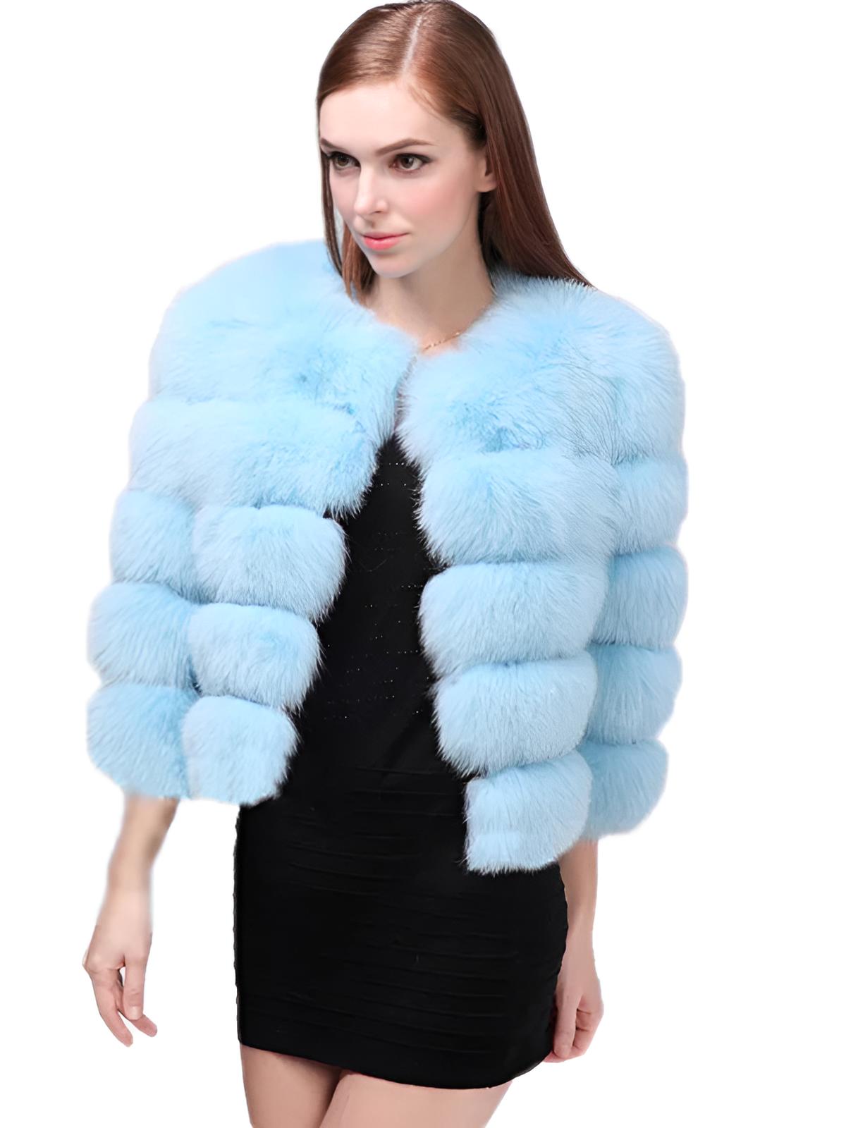 Kassandra | Women’s Faux Mink Fur Mid-Length Winter Coat