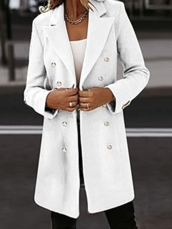 Everly | Women’s Double-Breasted Wool Winter Coat