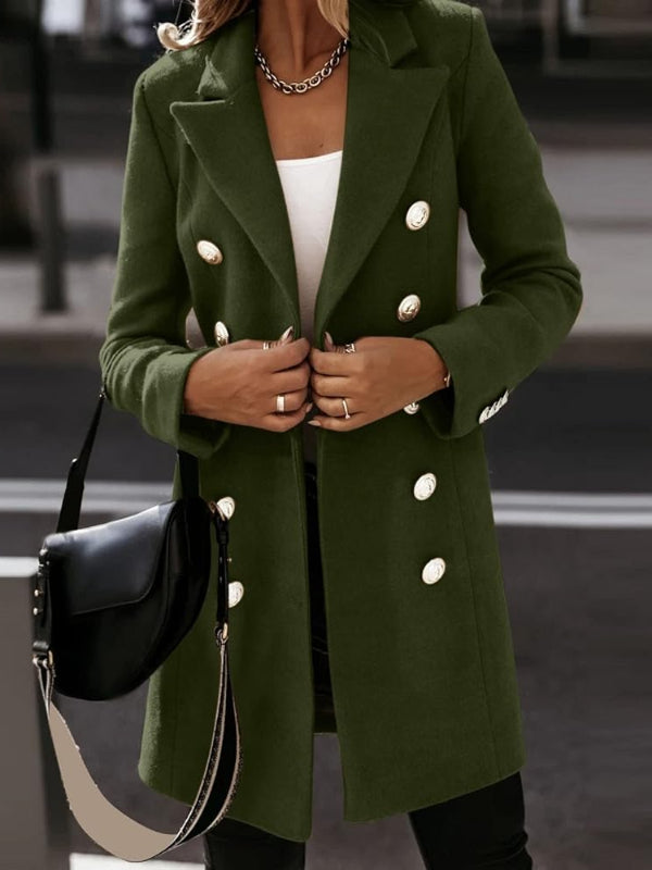 Everly | Women’s Double-Breasted Wool Winter Coat