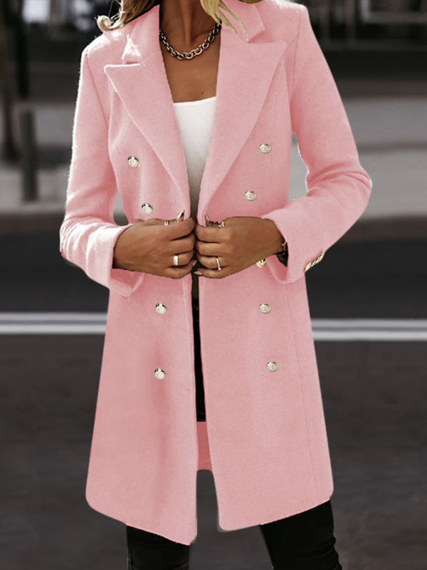 Everly | Women’s Double-Breasted Wool Winter Coat