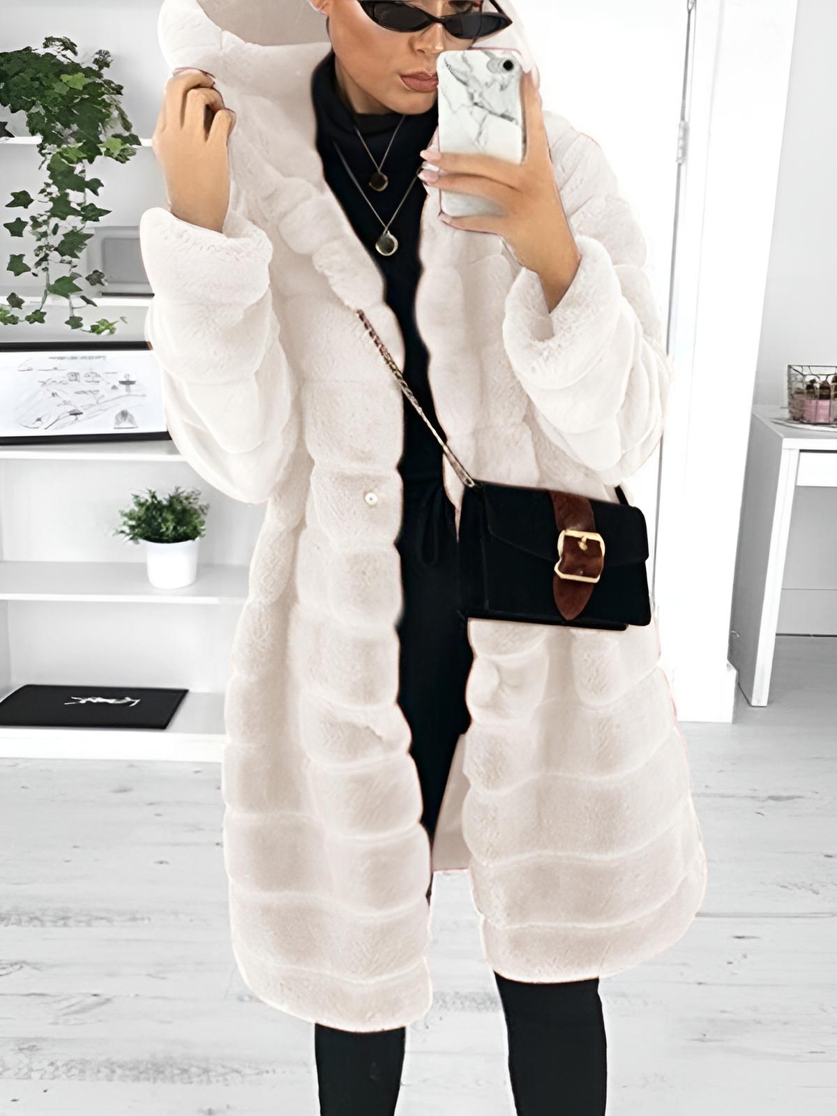 Georgia | Women’s Long White Winter Coat