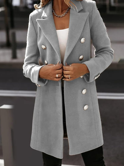 Everly | Women’s Double-Breasted Wool Winter Coat