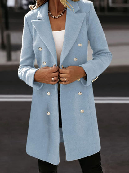 Everly | Women’s Double-Breasted Wool Winter Coat