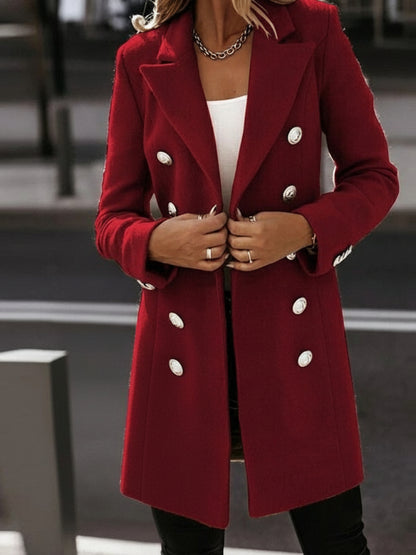 Everly | Women’s Double-Breasted Wool Winter Coat