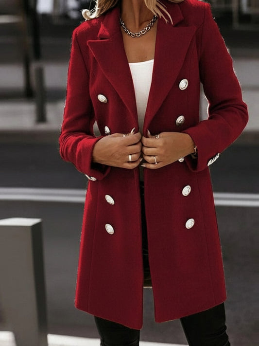 Everly | Women’s Double-Breasted Wool Winter Coat