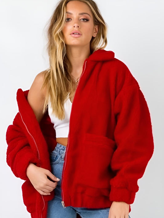 Jade | Women’s Shearling Plush Winter Coat
