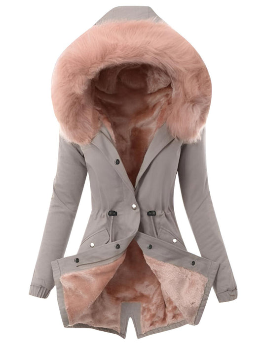 Harlow | Women’s Hooded Plush Fleece Jacket
