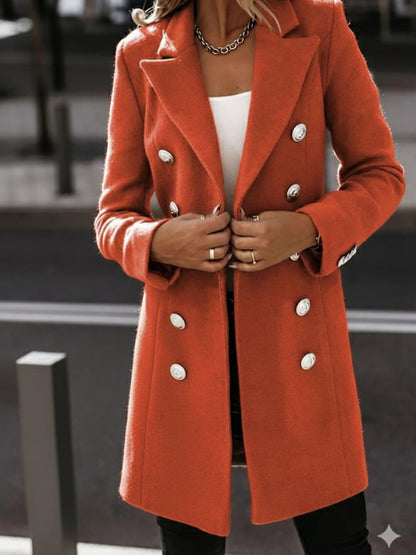 Everly | Women’s Double-Breasted Wool Winter Coat