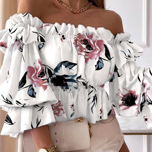 Sexy Long Sleeve Women's Blouse | Charlotte