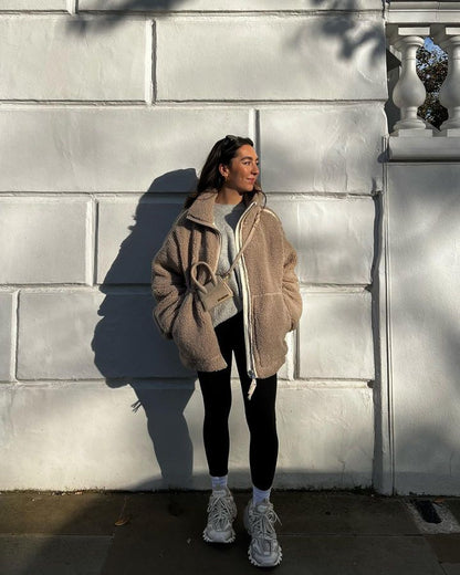 Arden | Oversized Teddy Fleece Jacket