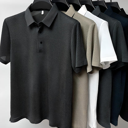 Theo | Ice Silk Mesh Short Sleeve T-Shirt