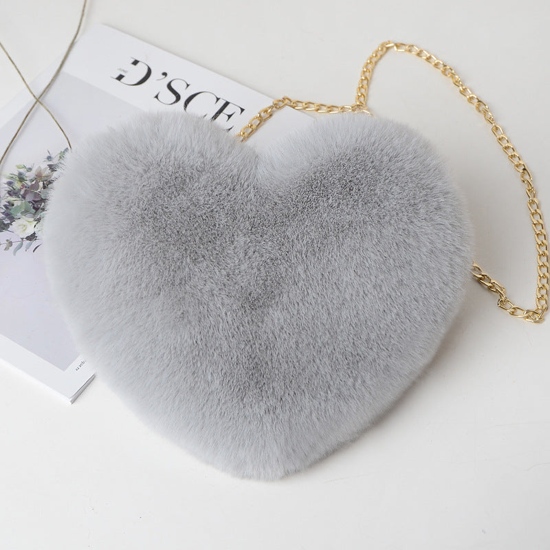 Zoe  | Plush Chain Shoulder Bag