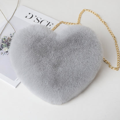 Zoe  | Plush Chain Shoulder Bag