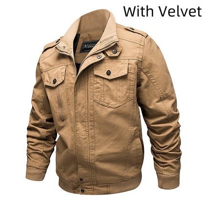 Men’s Plus Size Casual Cotton Jacket | Anthony