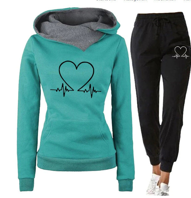 Maren | Heart Print Sports Set