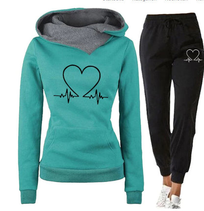 Maren | Heart Print Sports Set