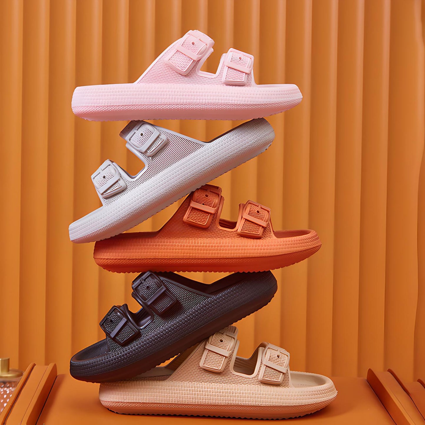 Eden | Buckle Platform Sandals