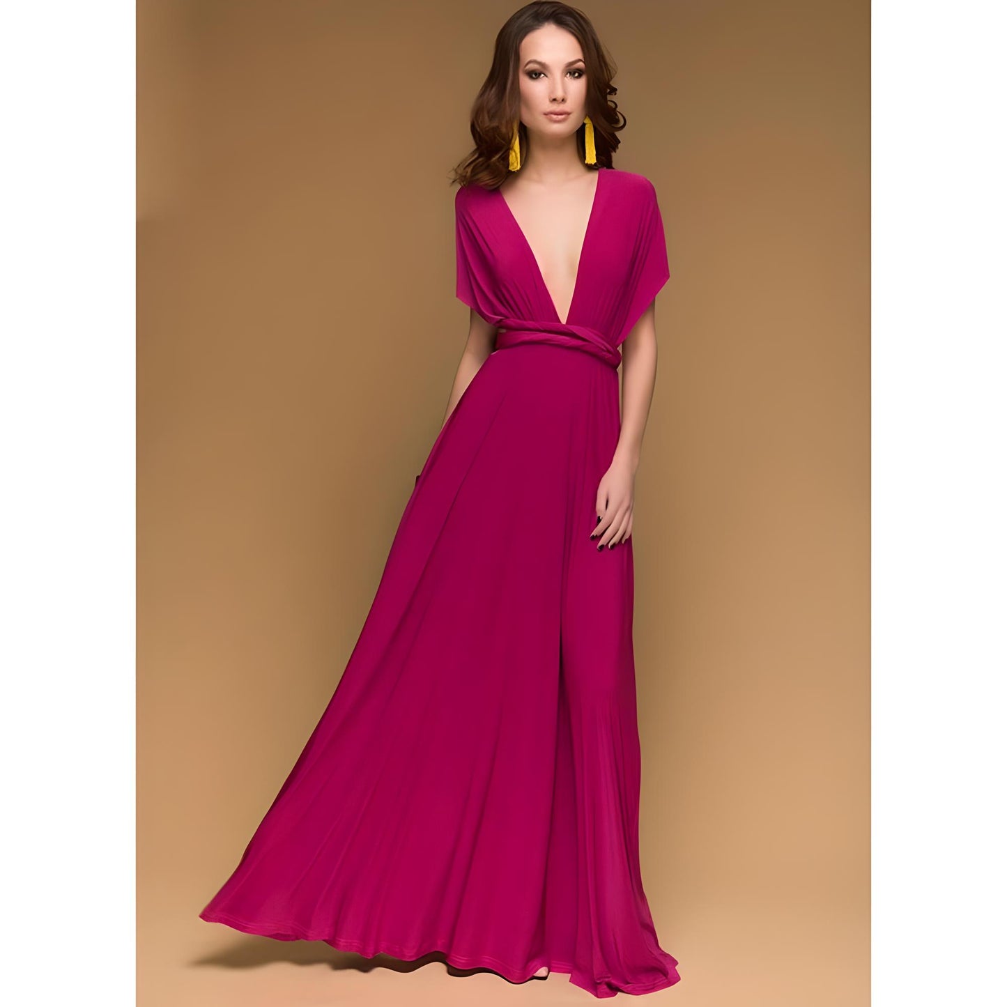 Nalani | Women’s Backless Multiway Bandage Maxi Dress