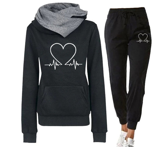 Maren | Heart Print Sports Set