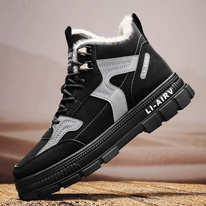 Dexter | Men’s Velvet-Lined Snow Boots – Warm Anti-Skid Winter Shoes