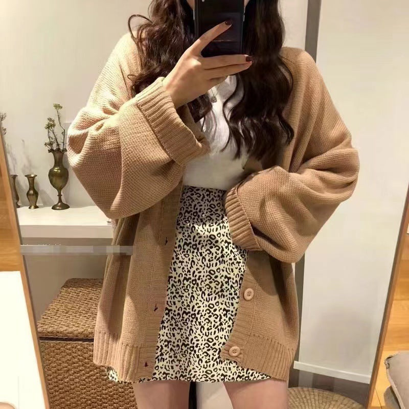 All-match Sweater Lazy Coat Women