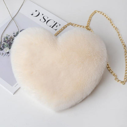 Zoe  | Plush Chain Shoulder Bag