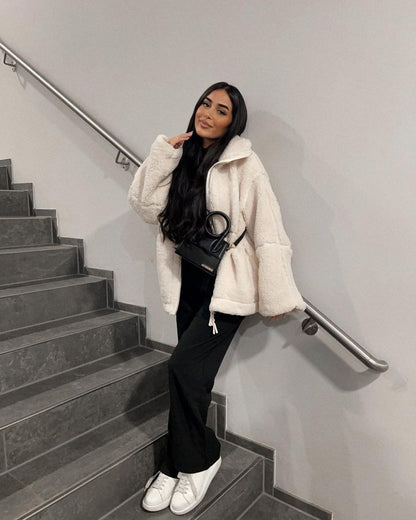 Arden | Oversized Teddy Fleece Jacket
