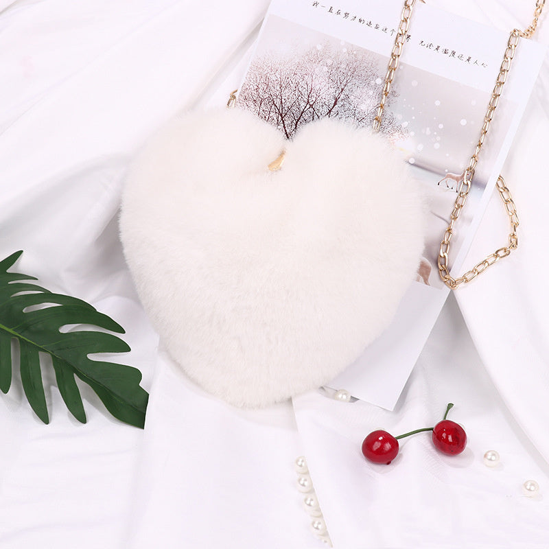Zoe  | Plush Chain Shoulder Bag