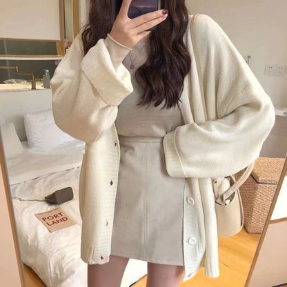 All-match Sweater Lazy Coat Women