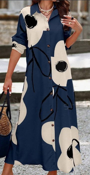 Aurelia | Women's Printed Dress – Casual & Trendy