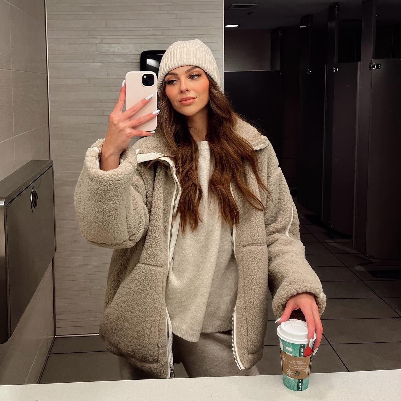 Arden | Oversized Teddy Fleece Jacket