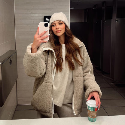 Arden | Oversized Teddy Fleece Jacket