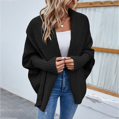 Zadie | Women’s Loose Knit Bat Sleeve Cardigan