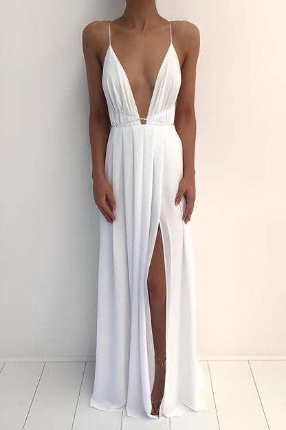 Orla | Women’s Sleeveless Backless Boho Maxi Dress