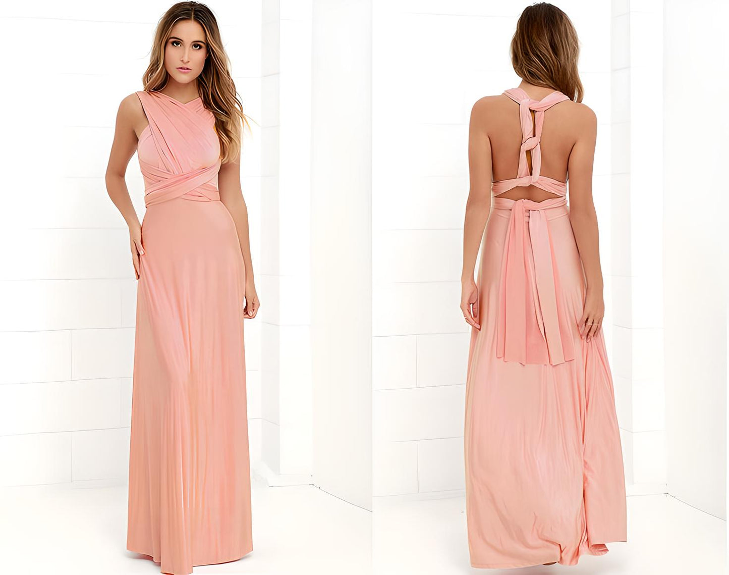 Nalani | Women’s Backless Multiway Bandage Maxi Dress